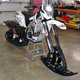 Illustration for article titled This Motorcycle With Snowmobile Tracks Is the Most Overkill Way to Crush Your Winter Commute